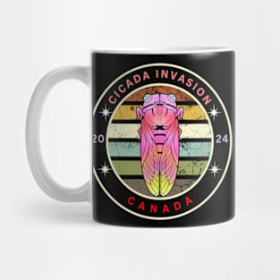 cicada 2024 map  Canada Mug